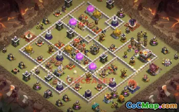 Town Hall 11 War Base — Clash of Clans Strategy & Link #50231
