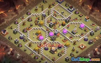 Town Hall 11 War Base | Clash of Clans War Layouts at base.link #50236