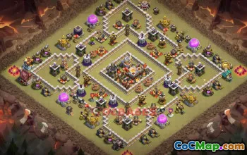 Town Hall 11 War Base | Clash of Clans War Layouts & Strategy #50191
