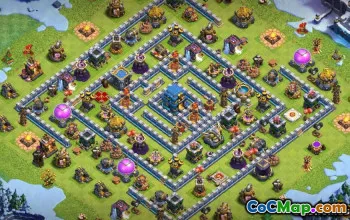 Tòa thị chính 12 Bố cục cơ sở cho COC: Chiến tranh, Trophy và hơn thế nữa #13296