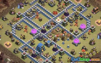 Town Hall 12 Układy i mapy bazy CoC — kopiuj i udostępniaj! #16628