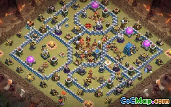 Ratusz 12 Układy bazy COC: wojna, trofeum i mapy domowe #16374