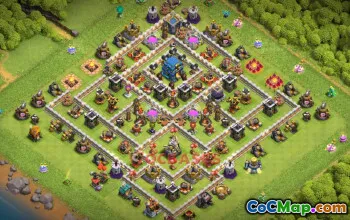 Town Hall 12 Farming Base | Clash of Clans Defense Strategy #50139