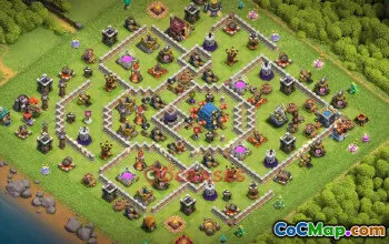 Town Hall 12 Farming Base | Clash of Clans Strategy (Copy Link) #49587