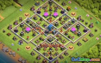 Town Hall 12 Farming Base - Clash of Clans Strategy & Layout #50730