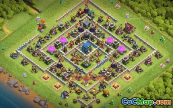 Town Hall 12 Farming Base | Clash of Clans Strategy & Link #50737