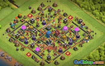 Town Hall 12 Farming Base | Clash of Clans Top Th 12🤩 #50142
