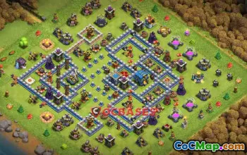 Town Hall 12 Hybrid Base - Anti 2 Star & Anti Air Strategies #23764
