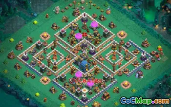Town Hall 12 Hybrid Base: Anti 3 Stars & Anti Air | Nekrowsys #22868