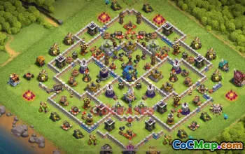 Town Hall 12 Hybrid Base | Clash of Clans Best Hybrid Base 🏆 #50147