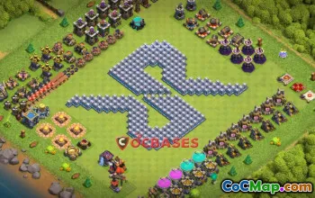 Town Hall 12 Progress Base for Clash of Clans - Fun Guide #21577