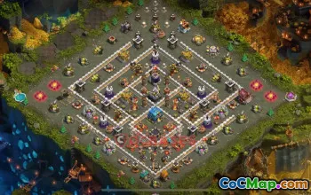 Town Hall 12 Trophy Base | Clash of Clans Anti-3 Star & Anti-Air #50153