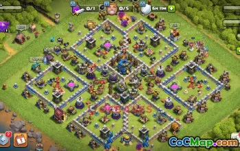 Town Hall 12 Trophy Base - Clash of Clans | Base Link #49535