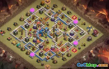 Town Hall 12 Trophy Base | Clash of Clans Th-12 Best Layout #50143