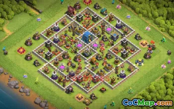 Town Hall 12 Trophy Base | Clash of Clans Trophy Link #49618