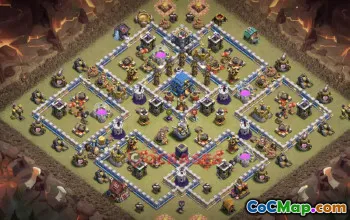 Town Hall 12 War Base | Clash of Clans Anti 3-Star Defense #49540
