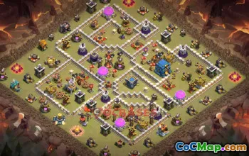 Town Hall 12 War Base - Clash of Clans Defense & Link #49545
