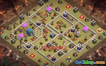 Town Hall 12 War Base | Clash of Clans Defense Link #49565