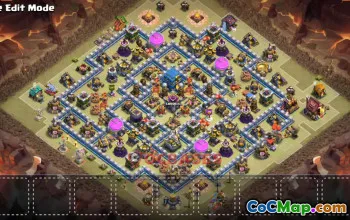 Town Hall 12 War Base - Clash of Clans Defense Strategies #48800