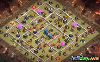 Town Hall 12 War Base | Clash of Clans Defense & Strategies #49553