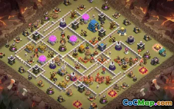 Town Hall 12 War Base | Clash of Clans Defense Strategy #49557
