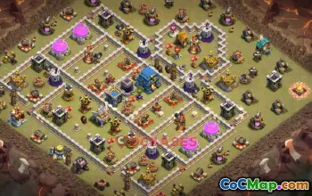 Town Hall 12 War Base | Clash of Clans Defense Strategy #49561