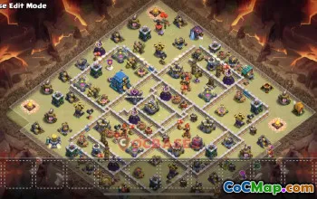 Town Hall 12 War Base | Clash of Clans Strategy & Link #49530