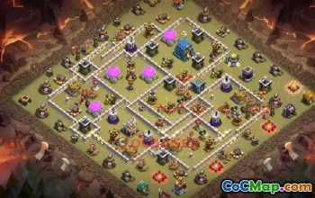 Town Hall 12 War Base | Clash of Clans War Defense Link #49542
