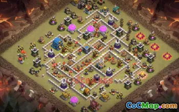 Town Hall 12 War Base | Clash of Clans War Defense Link #49575