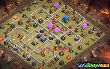 Town Hall 12 War Base | Clash of Clans War Layouts & Copy Link #49568