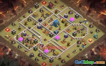 Town Hall 12 War Base | Clash of Clans War Layouts & Strategy #49541