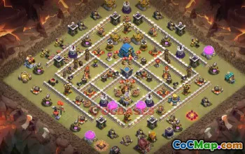 Town Hall 12 War Base - Clash of Clans War Strategies & Base Link #49555
