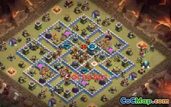 Town Hall 13 Anti-3 Star Farming Base - Secure Your Loot! #24313