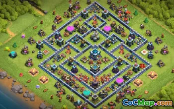 Town Hall 13 Base: Anti 2 Star, Anti Ground | Clash of Clans #20077
