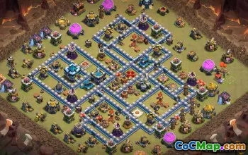 Town Hall 13 Layouts Base para CoC: Home, War, & Trophy Maps #13963
