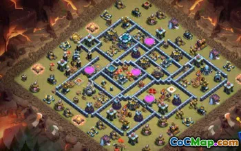 Town Hall 13 Base Layouts for CoC: War, Trophy & Home Maps #15620