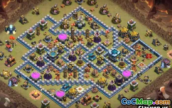 Town Hall 13 Baslayouter för COC: War, Trophy & Hybrid #13984