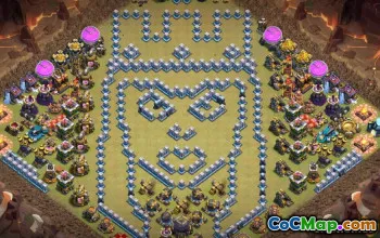 Tata Letak Balai Kota 13 & Tautan untuk Clash of Clans #13962