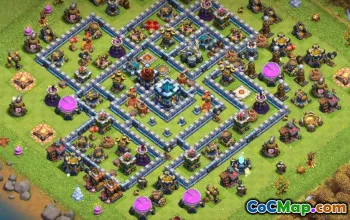 Town Hall 13 Base Layouts & Links for CoC Maps #14995