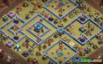 Radnice 13 Base Layouts & Maps for Coc - Kopírovat zde! #14461