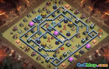 Town Hall 13 CoC Base Layouts: Home, War & Maps #16771