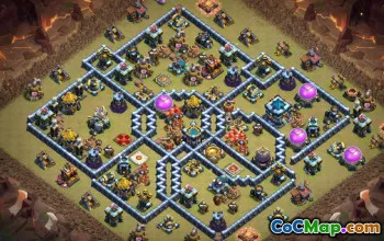 Town Hall 13 CoC Base Layouts: Home, War & Trophy Maps #17281