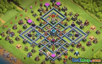 Town Hall 13 CoC Base Layouts & Trophy Maps - Copy Now! #16957