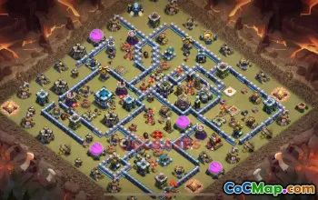 Town Hall 13 CWL Base: Anti 2-Star Strategies - Clash of Clans #19425