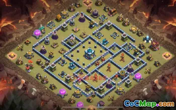 Town Hall 13 CWL Base | Clash of Clans War & Trophy Layouts #50709