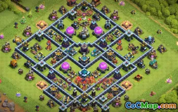 Town Hall 13 Farming Base – Clash of Clans | Copy Base Link #50678