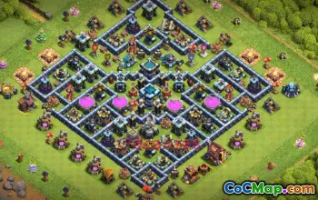 Town Hall 13 Farming Base | Clash of Clans Guide | Base Link #50699