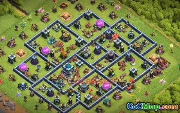 Town Hall 13 Farming Base | Clash of Clans Guide & Link #50683
