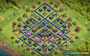 Town Hall 13 Farming Base | Clash of Clans strategies - base link #51568