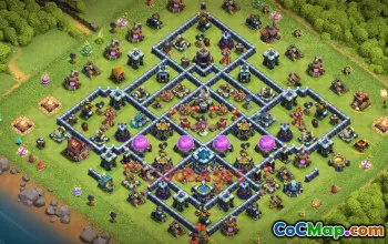 Town Hall 13 Farming Base - Clash of Clans Strategies | Visit: base-link #50686